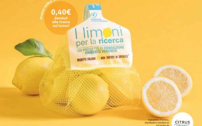 Al via la nuova edizione de ” I limoni per la ricerca”: il progetto ideato per sostenere la ricerca scientifica d’eccellenza